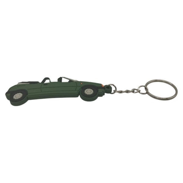 Accessoire auto rétro – Porte-clé voiture Peugeot 205 Roland GARROS en PVC.