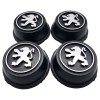 Lot de 4 centres de roue pour Peugeot 205 Rallye / 106 Rallye phase 2, neufs.
