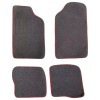 Kit de 4 tapis de revêtement de sol rouges en velours premium – compatibles Peugeot 309 GTI.