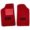 Set de 4 tapis rouges Peugeot 309 GTI – finition velours premium.