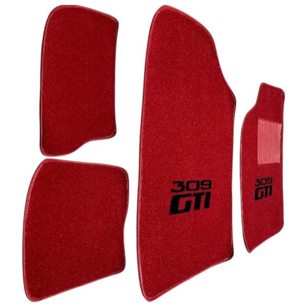 Tapis de sol brodés sur mesure – confort, maintien et style pour 309 GTI.