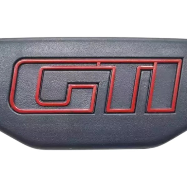 Badge de centre de volant pour Peugeot 205 GTI Phase 2 – produit neuf prêt à poser.