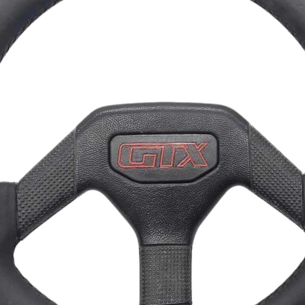 Monogramme de centre de volant GTX pour 205 Phase 2. Noir ou gris.