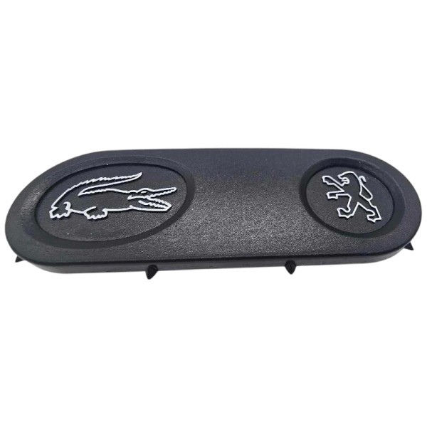Monogramme central de volant pour Peugeot 205 Lacoste, noir ou gris au choix.