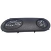 Monogramme central de volant pour Peugeot 205 Lacoste, noir ou gris au choix.