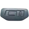 Badge centre de volant pour Peugeot 205 CTI phase 2, creusé noir ou gris au choix.