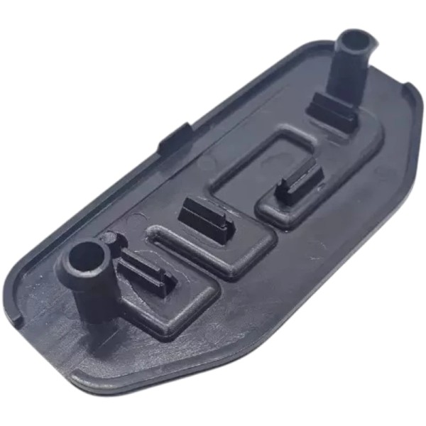 Insigne central de volant Peugeot 205 CTI Phase 2. Fond noir ou gris. Lettrage rouge.