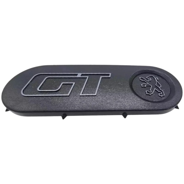 Monogramme centre de volant pour Peugeot 205 GT, noir ou gris au choix.