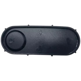 Centre de volant noir, lettre grise pour Peugeot 205 GTI phase 1.