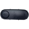 Centre de volant noir, lettre grise pour Peugeot 205 GTI phase 1.