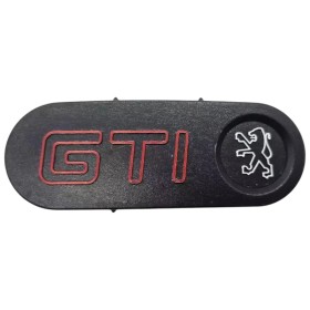 Centre de volant pour Peugeot 205 GTI 1984, noir ou gris, écriture rouge.