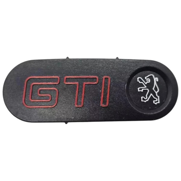Centre de volant pour Peugeot 205 GTI 1984, noir ou gris, écriture rouge.