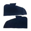 Moquettes latérales de coffre pour Peugeot 205 CTI, noires ou grises, lot de 2.
