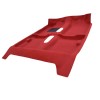 Kit de moquette + feutre – facile à poser – Peugeot 205 GTI, intérieure rouge.