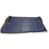 Garnitures de sièges arrière Peugeot 205 CJ – Housses sur mesure en tissu jeans bleu et simili cuir.