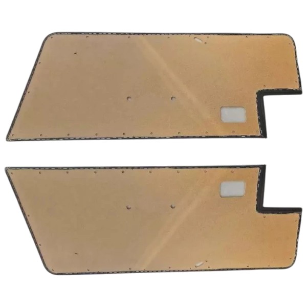 Lot de 4 panneaux de porte avant/arrière pour 205 CTI Phase 1 ou 2, simili cuir noir ou gris au choix.