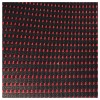 Vue du tissu Quartet rouge et noir – reproduction fidèle pour Peugeot GTI.
