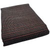 Tissu BIARRITZ Noir à Rayures Rouges et Grises – Sièges Peugeot 205 GTI / CTI.