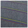 Ce tissu central multicolore, typique des finitions Peugeot 309 XS des années 80-90, permet une rénovation fidèle.