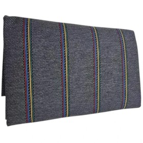 Tissu Central Gris et Noir avec rayures multicolores – Rénovation centrale de sièges Peugeot 309 XS.