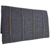 Tissu Central Gris et Noir avec rayures multicolores – Rénovation centrale de sièges Peugeot 309 XS.
