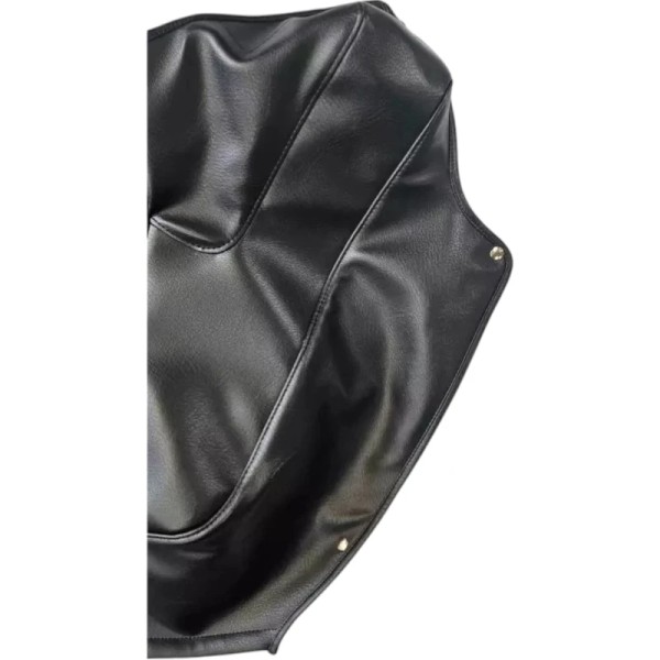 Couvre capote Peugeot 205 cabriolet – en simili cuir SKAÏ noir.