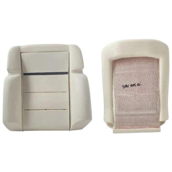 4 Mousses d’assise et de dossier – forme semi-baquet conforme au 205 d'époque !