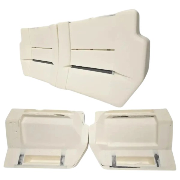 Pack de 2 mousses assise arrière Peugeot 205 GTI CTI XS RG D-Turbo, refabrication neuve.