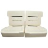2 mousses d’assise + 2 mousses de dossier pour Peugeot 205 XS (gauche + droite).