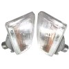 Paire de Clignotants neufs Avant Blancs – Compatible Peugeot 205 (Gauche + Droite).