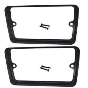 Paire de cerclages en métal noirs neufs – Longue Portée Peugeot 205 (DENJI & SIEM).