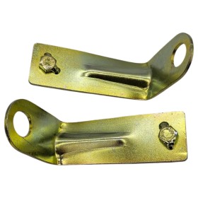 Kit de 2 Pattes de Fixation Métal Or/Jaune – Longues Portées Peugeot 205 GTI CTI RALLYE...