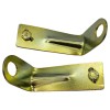 Kit de 2 Pattes de Fixation Métal Or/Jaune – Longues Portées Peugeot 205 GTI CTI RALLYE...