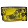 Détail du fond jaune et vitre jaune sur les longues portées Peugeot 205, neufs.