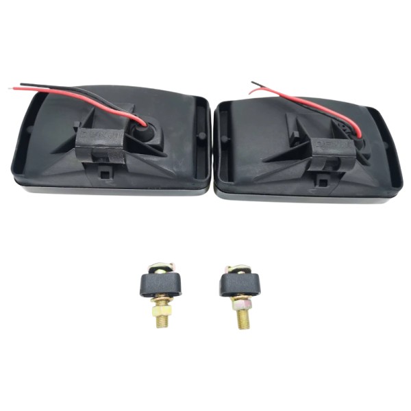 Longues portées DENJI fond blanc vitre blanche, la paire pour Peugeot 205 GTI CTI RALLYE XS TD RG...