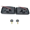 Lot de 2 Longues Portées DENJI, Fond Jaune / Vitre claire – Peugeot 205.