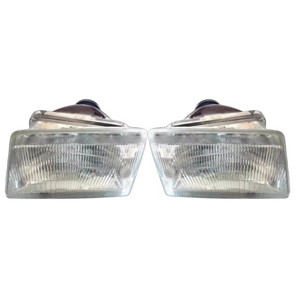 Kit 2 Optiques Avant H4 – Rénovation Éclairage Compatible toutes Peugeot 205.
