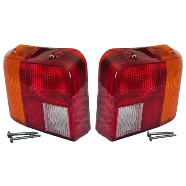 Lot de 2 feux arrière Peugeot 205 Phase 1 – gauche + droit, sans platine, vis incluses.
