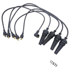 Faisceaux d'allumage pour Peugeot 205 XS GT Junior – moteurs XW / XY (1983–1990), 5 câbles + attache.