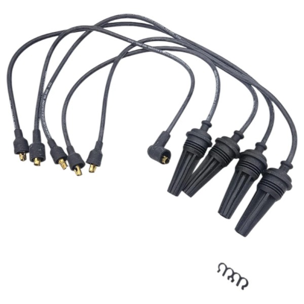 Faisceaux d'allumage pour Peugeot 205 XS GT Junior – moteurs XW / XY (1983–1990), 5 câbles + attache.