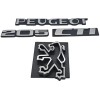 Emblèmes de coffre et logo de calandre Peugeot 205 CTI – Refabrication fidèle.