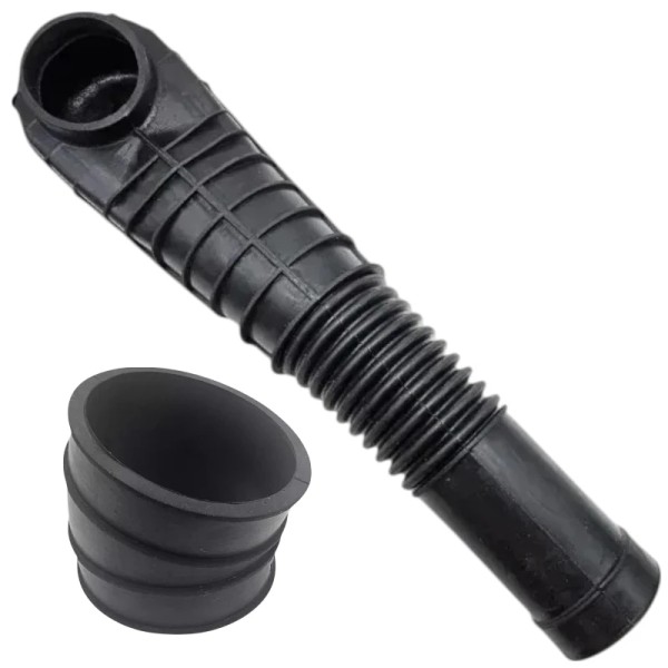 Kit 2 durites admission d'air pour Peugeot 205 Rallye 1.3 Phase 1 – moteur TU24 – références 1525.P2 & 1525.P3.