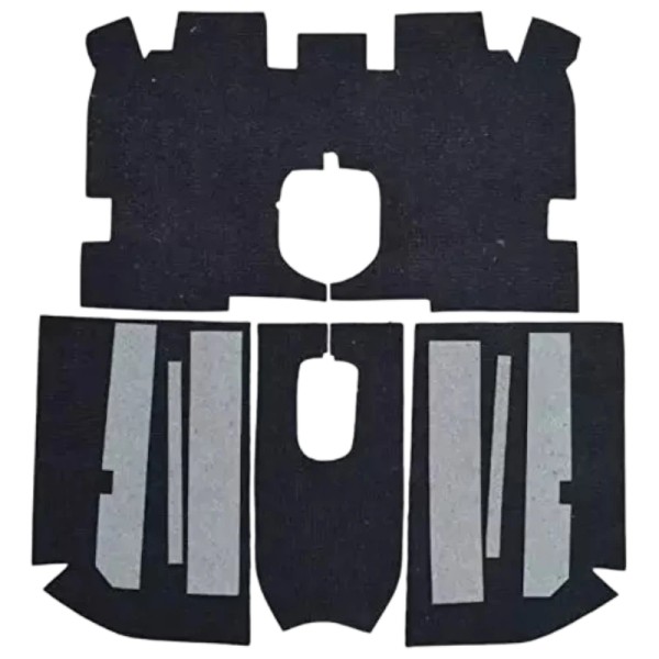 Isolant de plancher Peugeot 205 GTI – Feutre thibaude 10 mm, insonorisation efficace.