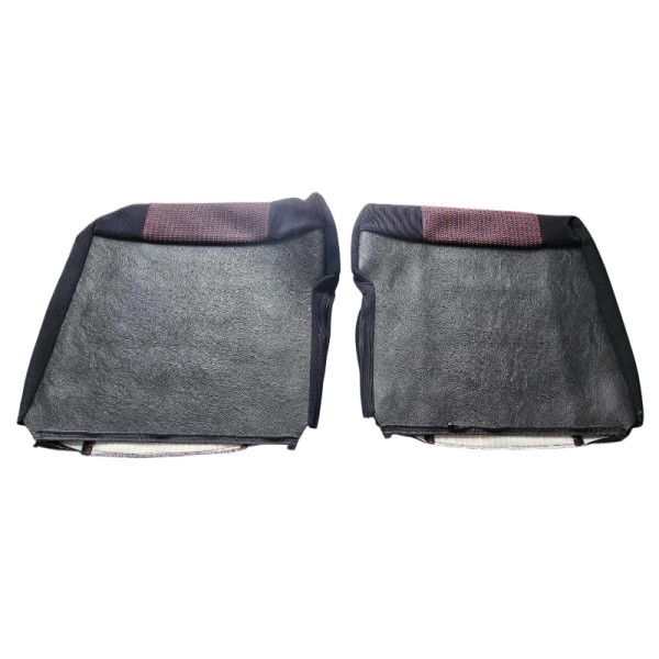 Lot de 4 Garnitures de siège arrière tout tissus Quartet rouge Peugeot 205 GTI.