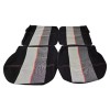 Ensemble de Garnitures de siège tissus Ramier pour Peugeot 205 CTI, complet.